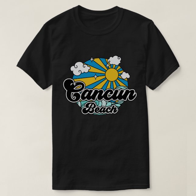Camiseta Playas de Cancún (Diseño del anverso)