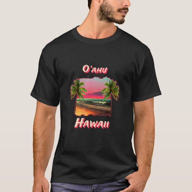 Camiseta Playas De Hawaii Ou2018ahu (Anverso)