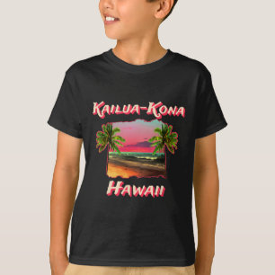 Camiseta Playas De Kailua-kona Hawaii