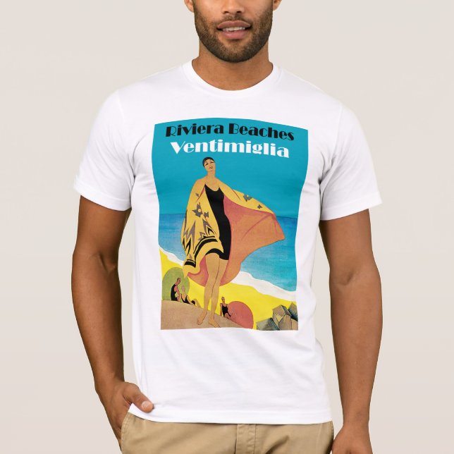 Camiseta Playas de la Riviera ~ San Remo (Anverso)