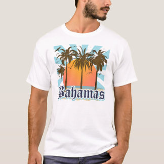 Camiseta Playas de las islas de Bahamas