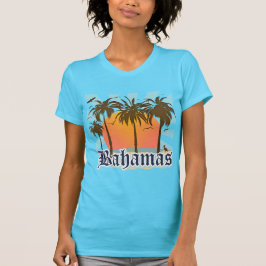 Camiseta Playas de las islas de Bahamas