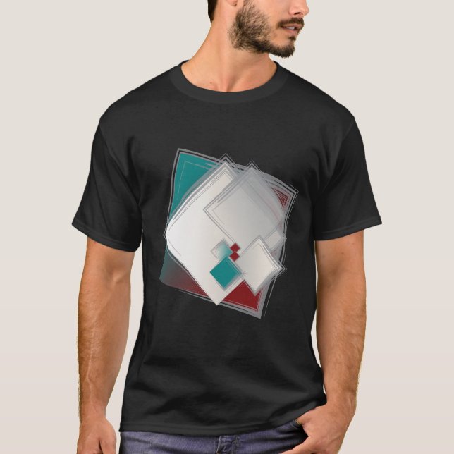 Camiseta Playas de los cuadrados de Fibonacci (Anverso)