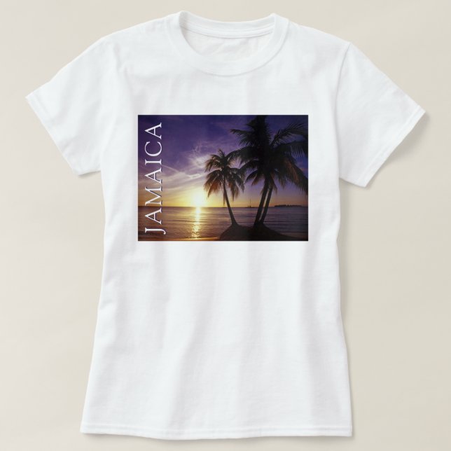Camiseta Playas de Negril Jamaica (Diseño del anverso)