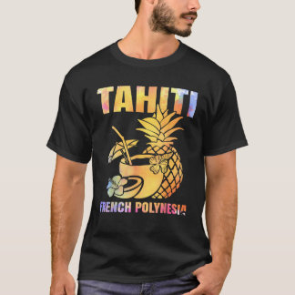 Camiseta Playas de verano retro Polinesia Francesa Tahiti