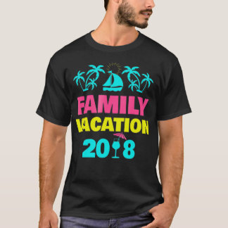 Camiseta Playas de Viaje por Carretera 2018 para familias