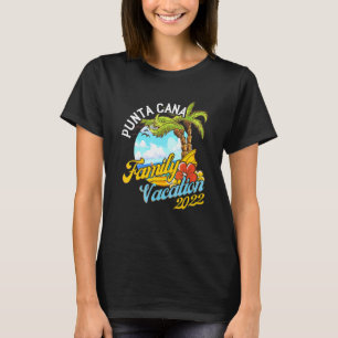 Camiseta Playas dominicanas vacaciones en familia de palmer