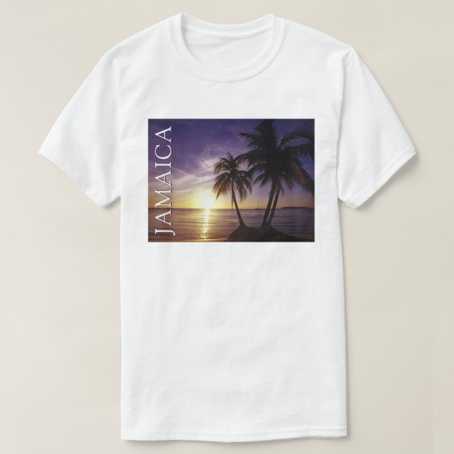 Camiseta Playas en Negril Jamaica (Diseño del anverso)