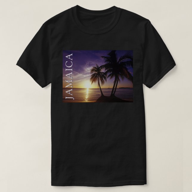 Camiseta Playas en Negril Jamaica (Diseño del anverso)