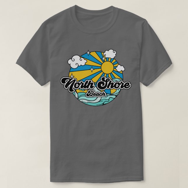 Camiseta Playas North Shore Beach (Diseño del anverso)