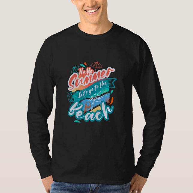 Camiseta Playas Retro Beach Vacaciones Verano Cita 1 (Anverso)