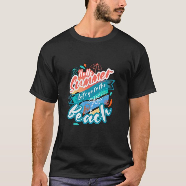 Camiseta Playas Retro Beach Vacaciones Verano Cita 6 (Anverso)
