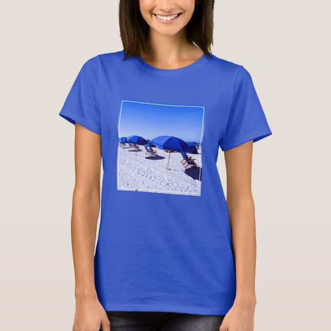 Camiseta Playas tropicales | Aguas de aclaración, Florida (Anverso)