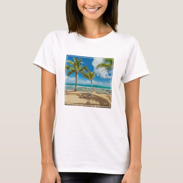 Camiseta Playas tropicales | Playa Kuau Cove, Maui Hawaii (Anverso)