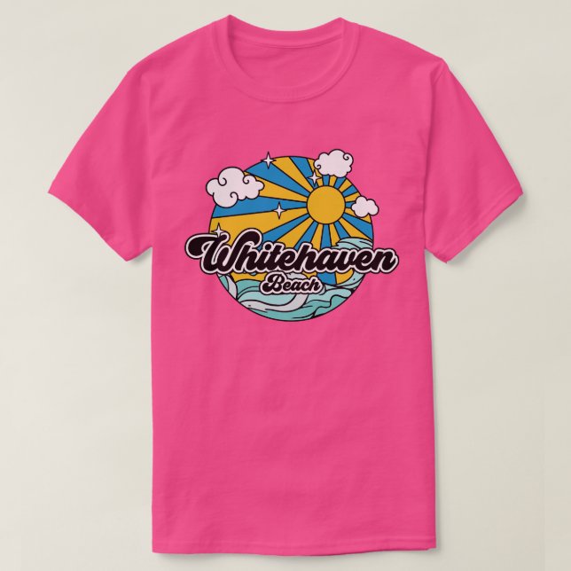 Camiseta Playas Whitehaven (Diseño del anverso)