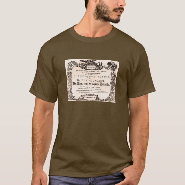 Camiseta Playbill original, premier de Viena de Don (Anverso)