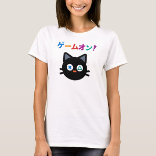 Camiseta PlayCat – Japanese Gamer “Game On!"