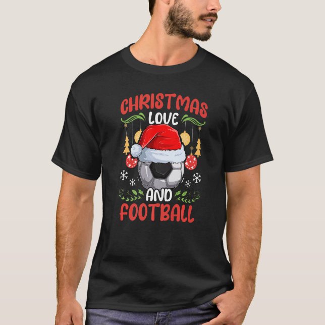 Camiseta Player Team Club Outfit Christmas Love Soccer Foot (Anverso)