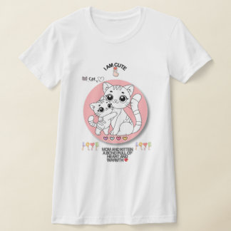 Camiseta Playful Cat T-Shirt | Funny Kitty Tee for Everyday