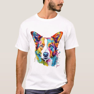 Camiseta Playful Dog Face T-Shirt