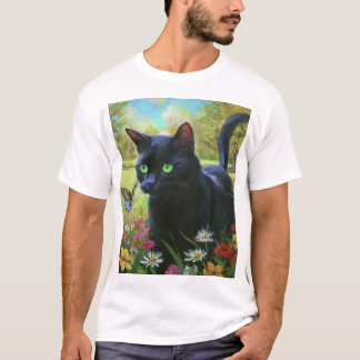 Camiseta "Playful Feline Frolics in the Park"