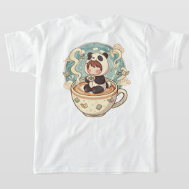 Camiseta Playful Panda Coffee Kids' T-Shirt
