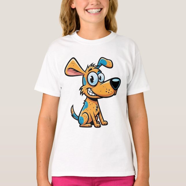 Camiseta Playful Pup Kids' Pullover Hoodie (Anverso)