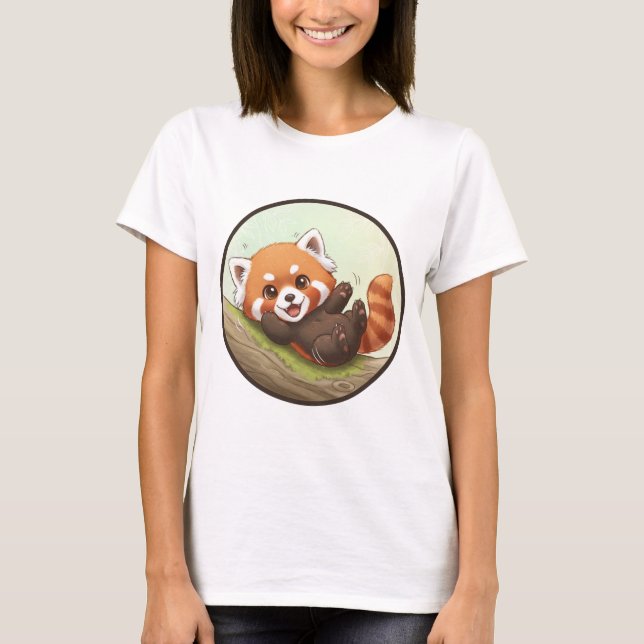 Camiseta Playful Red Panda Forest Tee (Anverso)