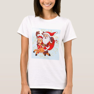 Camiseta **"Playful Santa Claus Design – Fun and Festive Ch