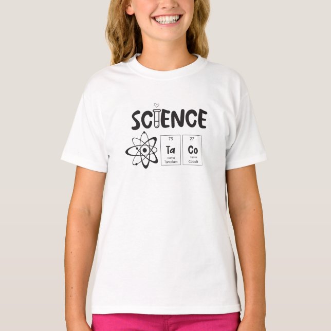 Camiseta Playful Science TaCo Typography  (Anverso)