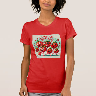Camiseta Playful Tomato Fun T-Shirt - Vibrante y alegre