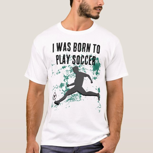 Camiseta Playing soccer graphic black (Anverso)