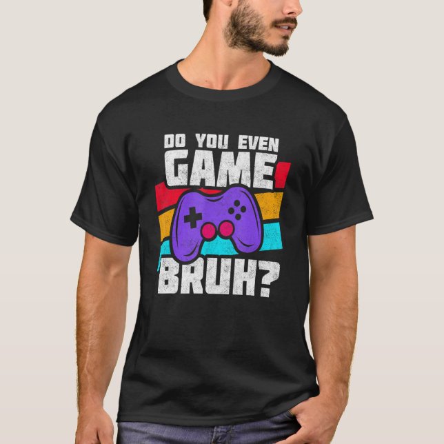 Camiseta Playing Video Games - Video Gamer Meme - Funny Vid (Anverso)