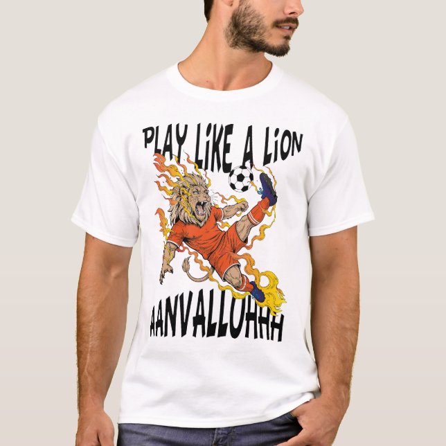 Camiseta PlayLikeaLion (Anverso)