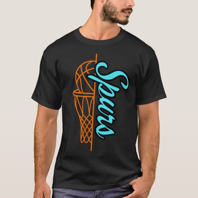 Camiseta playoff de Spurs  (Anverso)