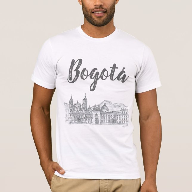 Camiseta Plaza Bolívar, Bogotá, Colombia (Anverso)