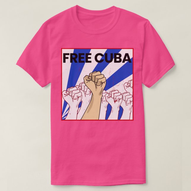 Camiseta Plaza cuba libre (Diseño del anverso)