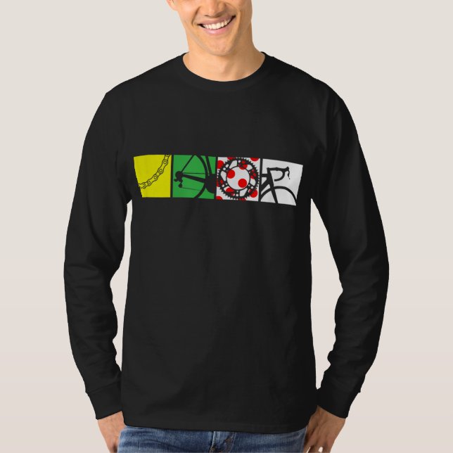 Camiseta Plaza de ciclismo Tour France (Anverso)