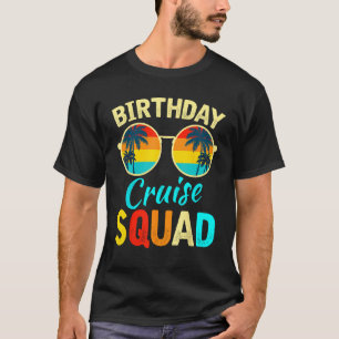 Camiseta Plaza de crucero Birthday Party Tee Cruise Squad