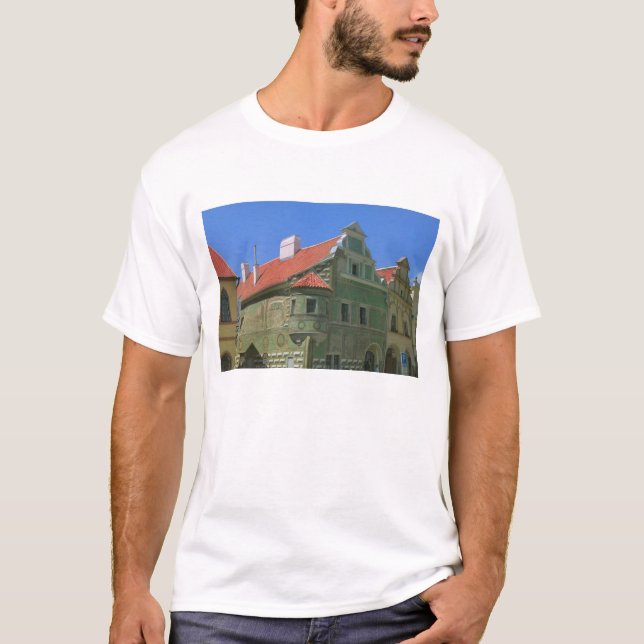 Camiseta Plaza del casco antiguo rodeada por el siglo XVI (Anverso)
