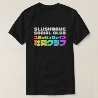 Camiseta Plaza del club social Slushwave sobre el logotipo 