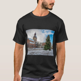 Camiseta Plaza Dome con árbol de Navidad en Riga