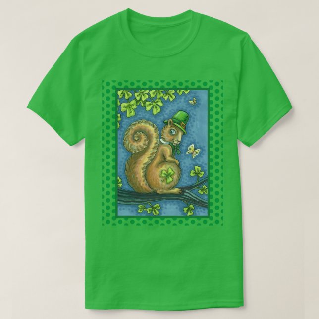 Camiseta PLAZA LEPRECHAUN IRISH, ST. PATRICK'S DAY Lucky (Diseño del anverso)