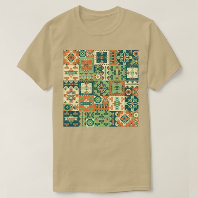 Camiseta Plaza nativa americana (Diseño del anverso)