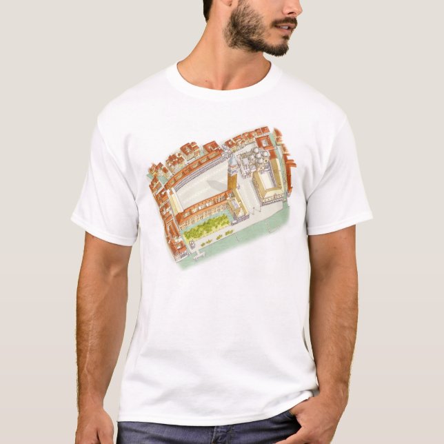 Camiseta Plaza San Marco. Venecia Italia (Anverso)