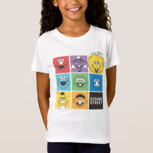 Camiseta Plaza Sésamo   Bloques de color
