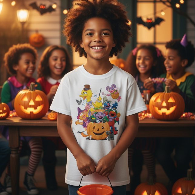 Camiseta Plaza Sésamo | Feliz Halloween (Subido por el creador)