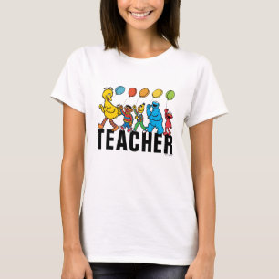 Camiseta Plaza Sésamo   Profesor de globos Fiestas