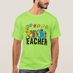 Camiseta Plaza Sésamo   Profesor de globos Fiestas