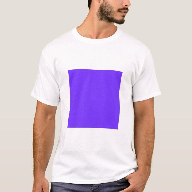 Camiseta Plaza simple - Azure profundo (Anverso)
